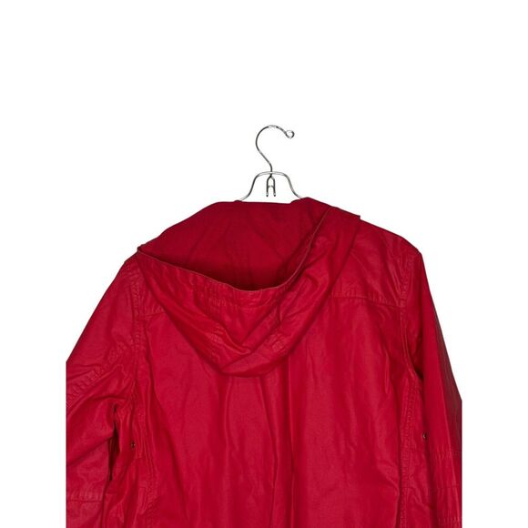 Polo Ralph Lauren Men's Naval Supply Rain Coat Full Zip Waxed Hooded Sz. Small - Picture 7 of 10